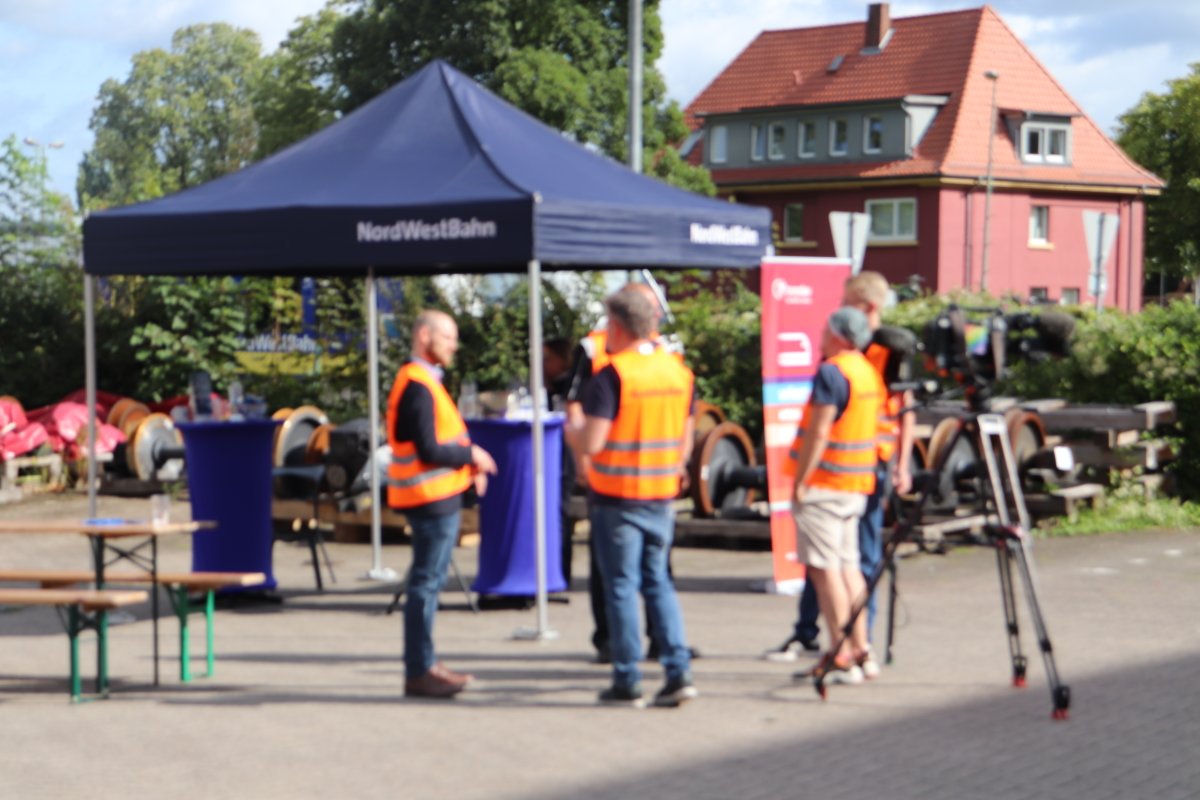 Im Gespräch mit der Presse. Die Bewerbertage sind auf ein positives Medienecho gestoßen.  