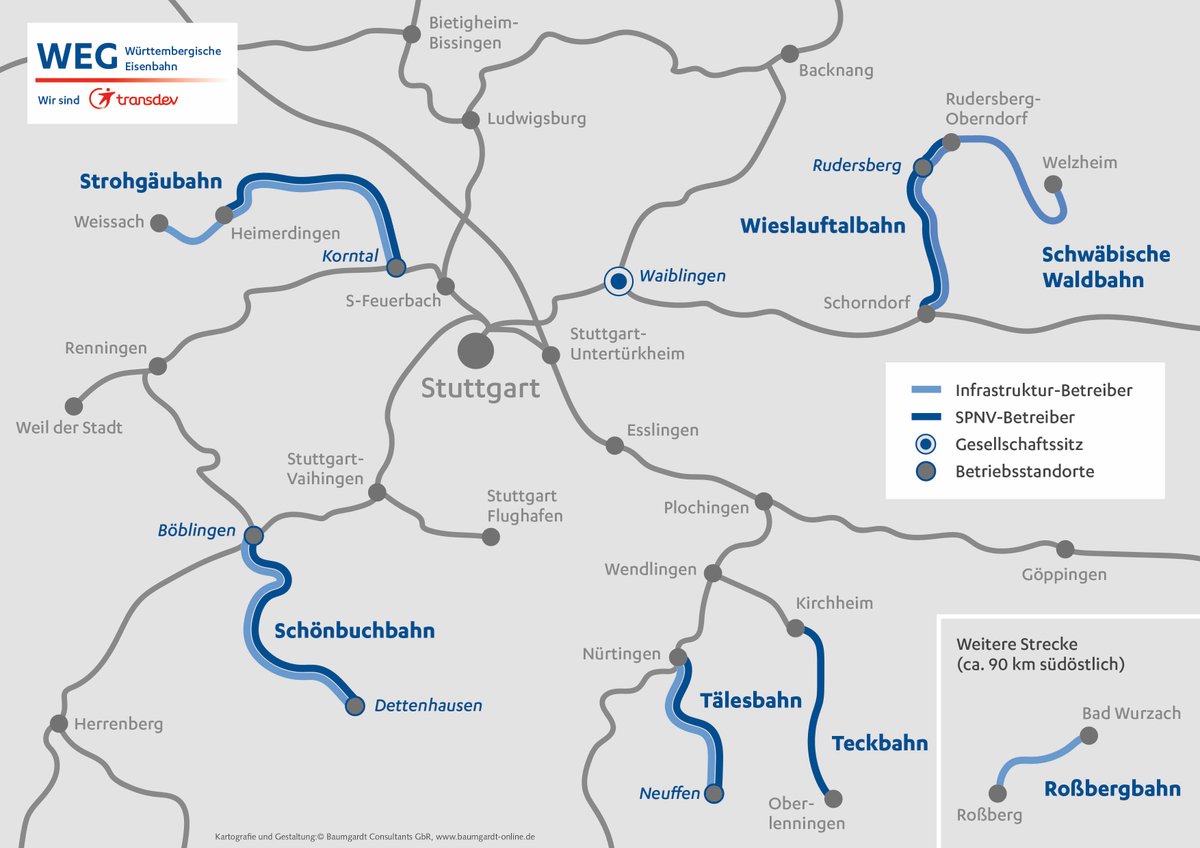 Standorte der WEG