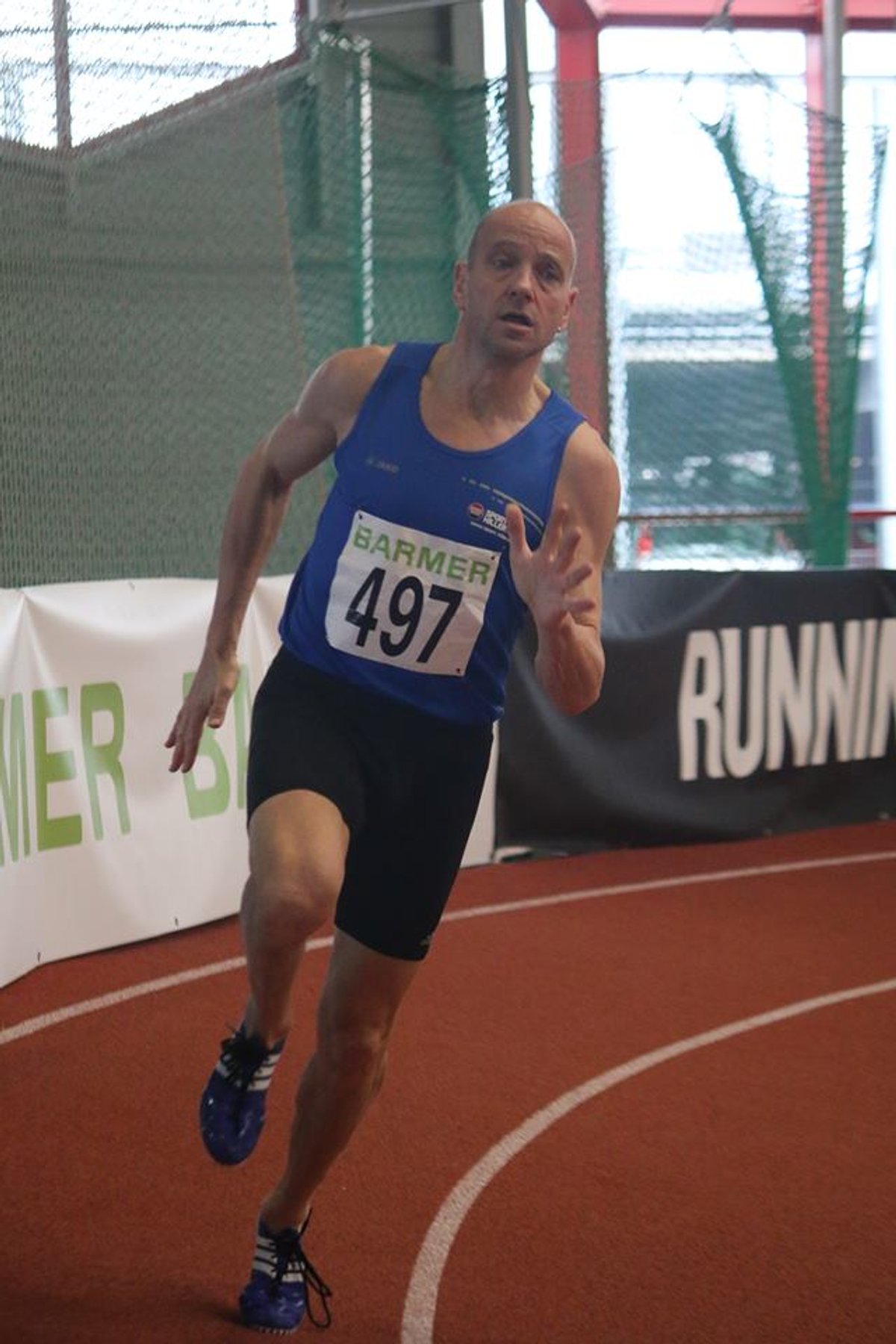 Andreas beim Hürdenlauf