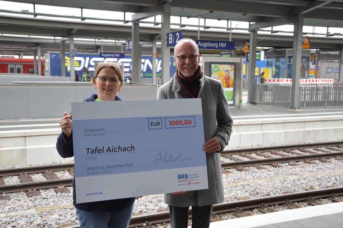 Spendenscheck