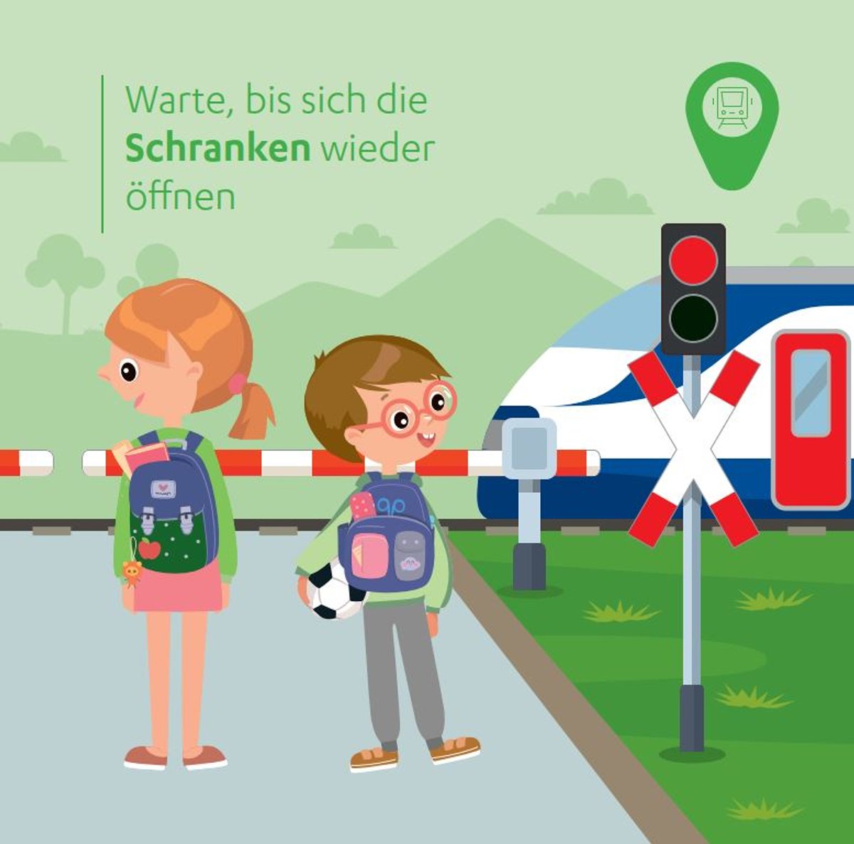 Warte, bis sich die Schranken wieder öffnen