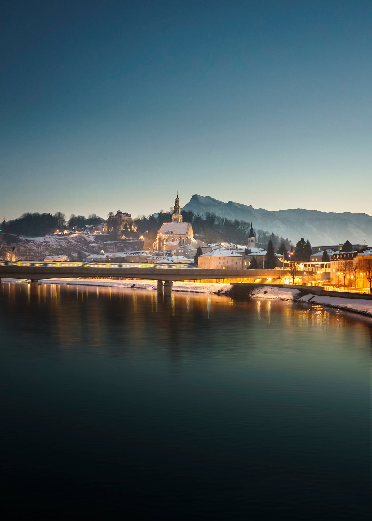 Mit der  BRB hin nach Salzburg. 