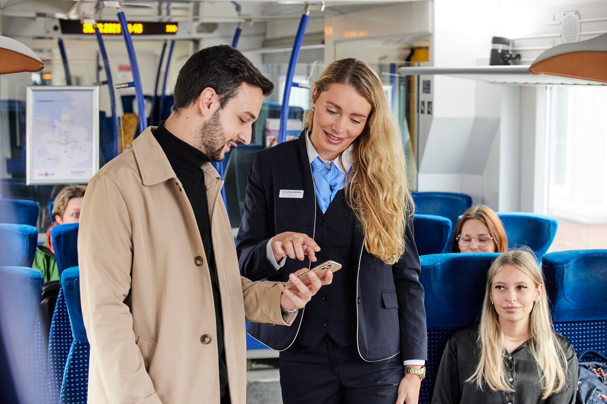 In den Zügen gilt das Deutschlandticket seit 1. Mai 2023. 