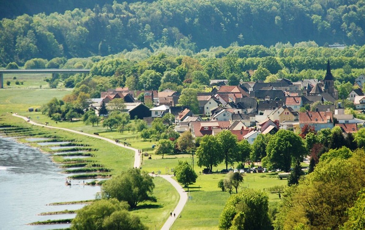 Blick auf Beverungen