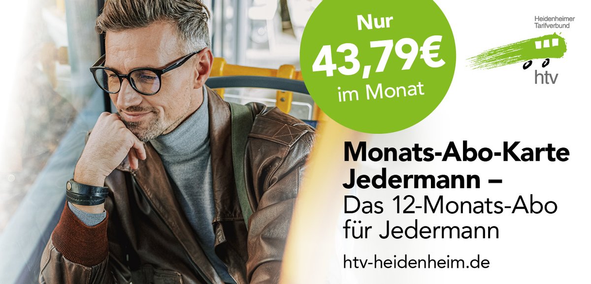Monats-Abo-Karte Jedermann