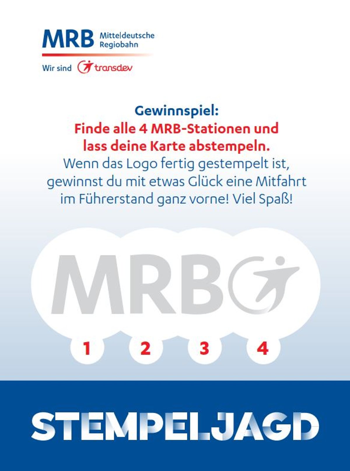 Gewinnspiel Stempeljagd