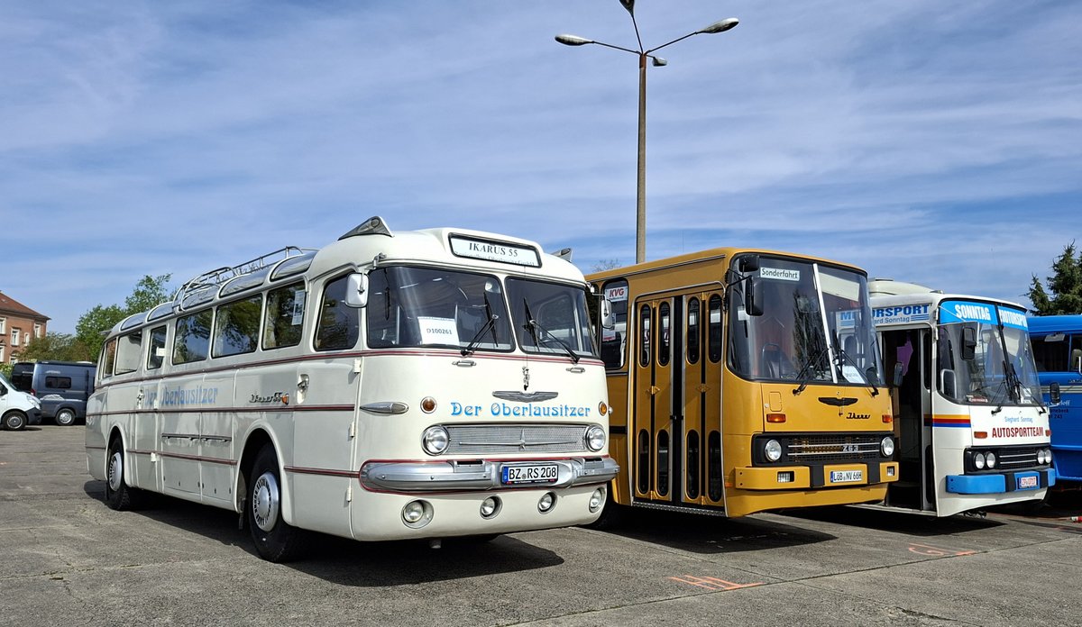 Ikarus 55 (BZ-RS 208) beim Oldtimertreffen in Heidenau am 25.04.2026