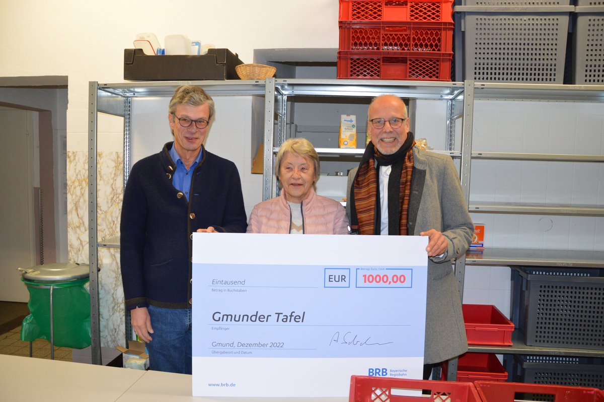 Spendenscheck