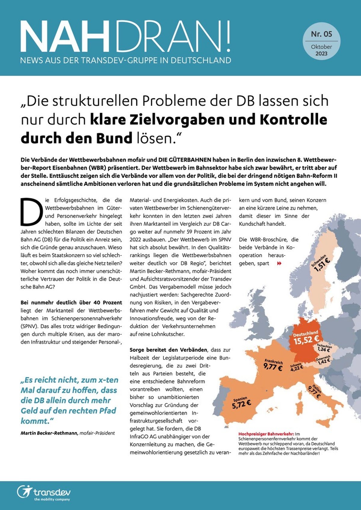 Cover der Nah dran 5/23