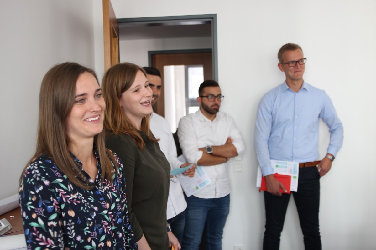 Transdev Trainees bei der Schnitzeljagd