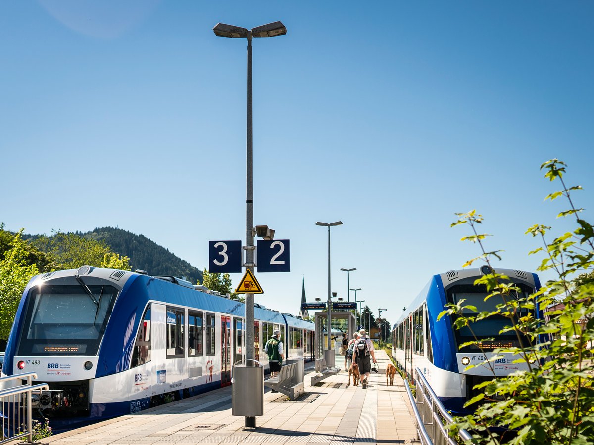 Warten auf Fahrgäste