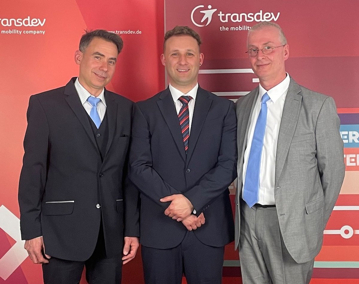 Gewinner Eisenbahner mit Herz 2023: Sebastian Rösner, Robert Gottschalk und Andreas Immekeppel (v.l.n.r.).