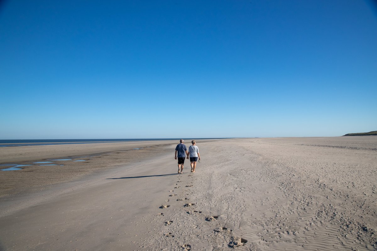 Strand Spaziergang Spiekeroog