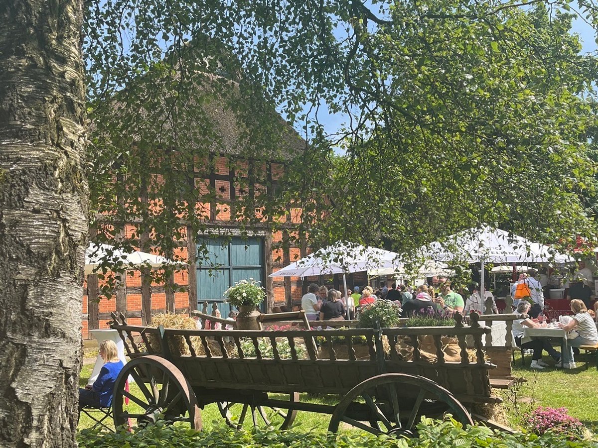 Dorfpartie im Museumsdorf Cloppenburg