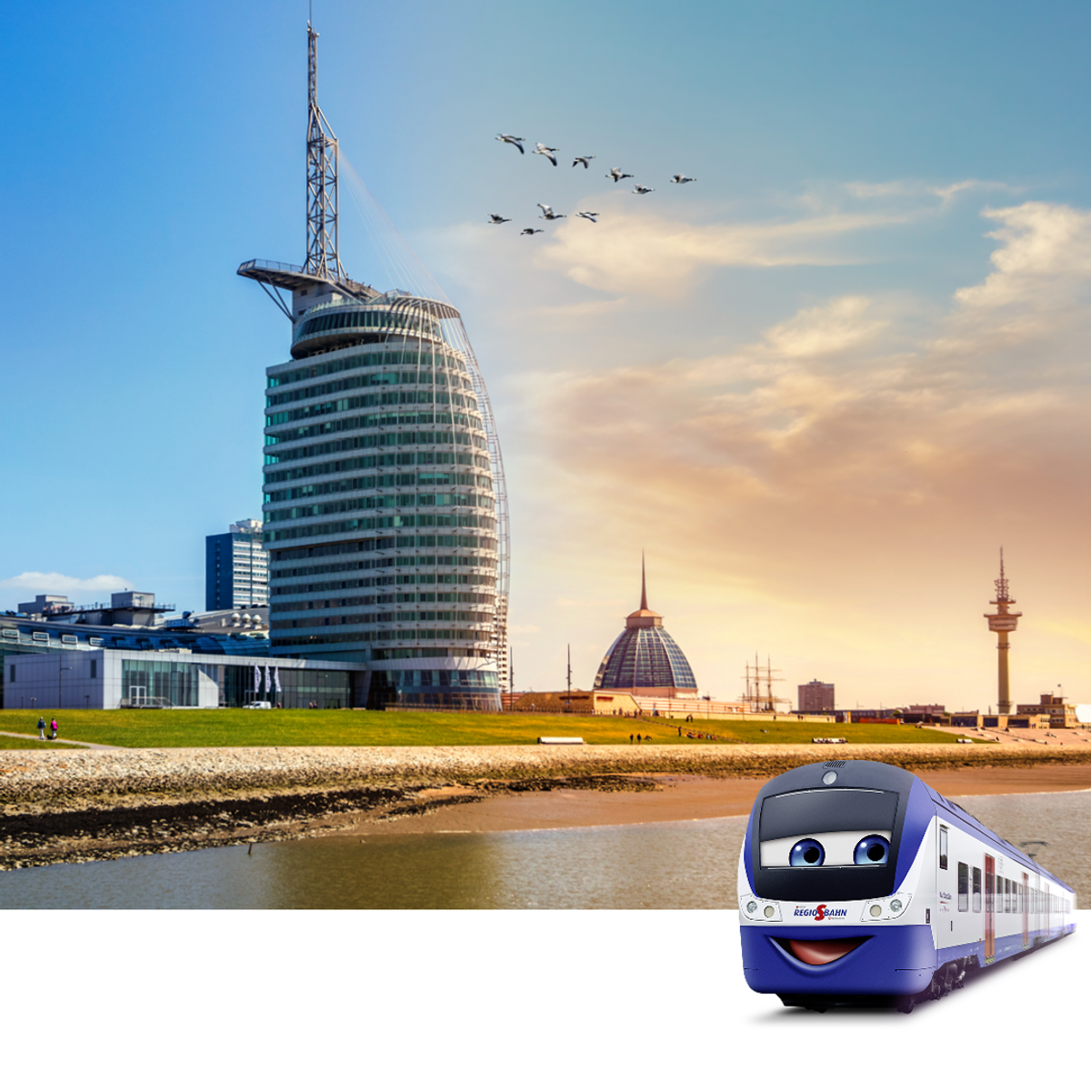 Skyline von Bremerhaven