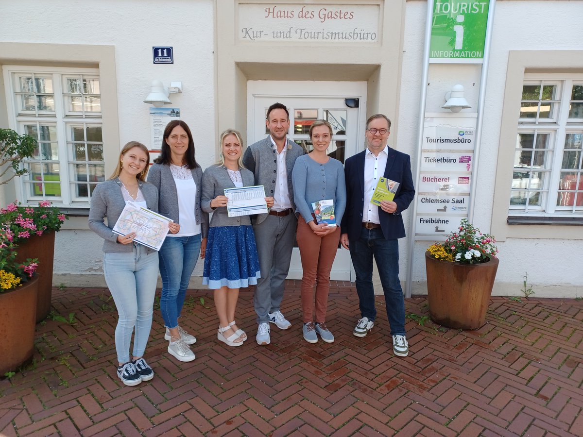 In Prien ist das Tourismusbüro Ticketpartner der BRB.