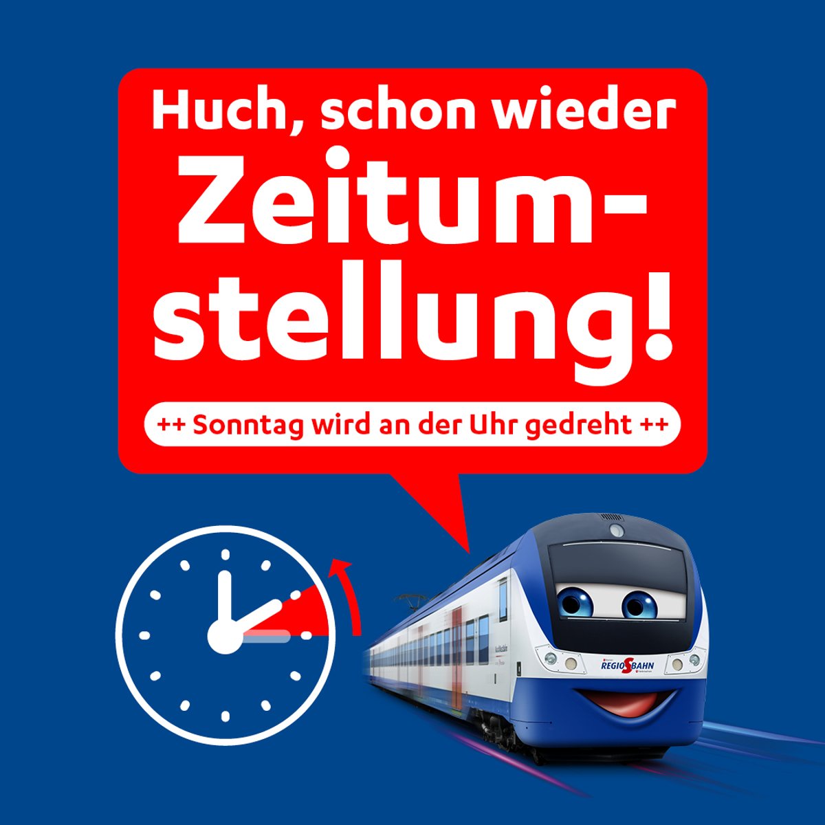 Huch, schon wieder Zeitumstellung!