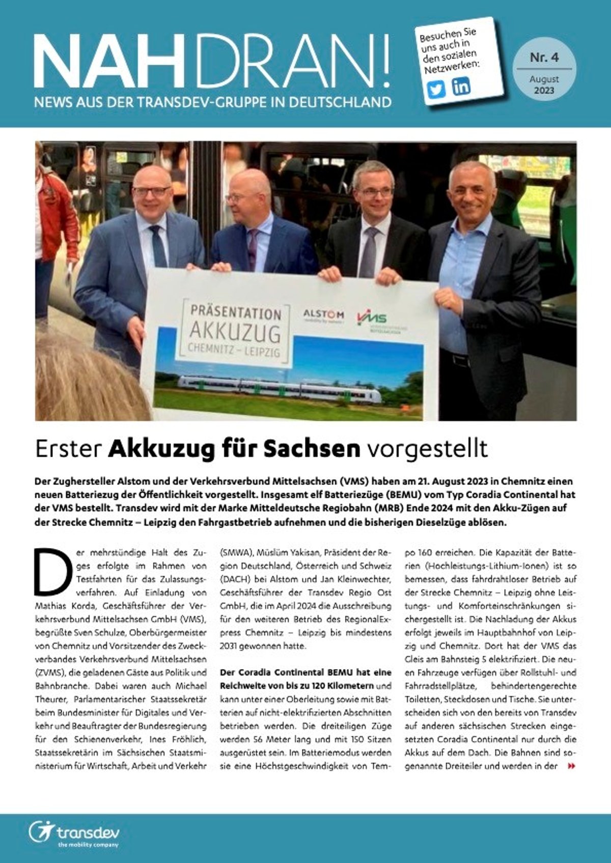 nah dran! August 2023