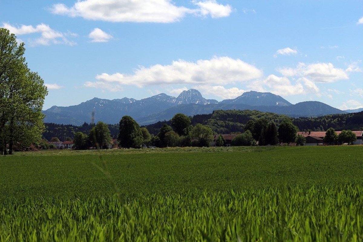 Wendelstein im Hintergrund
