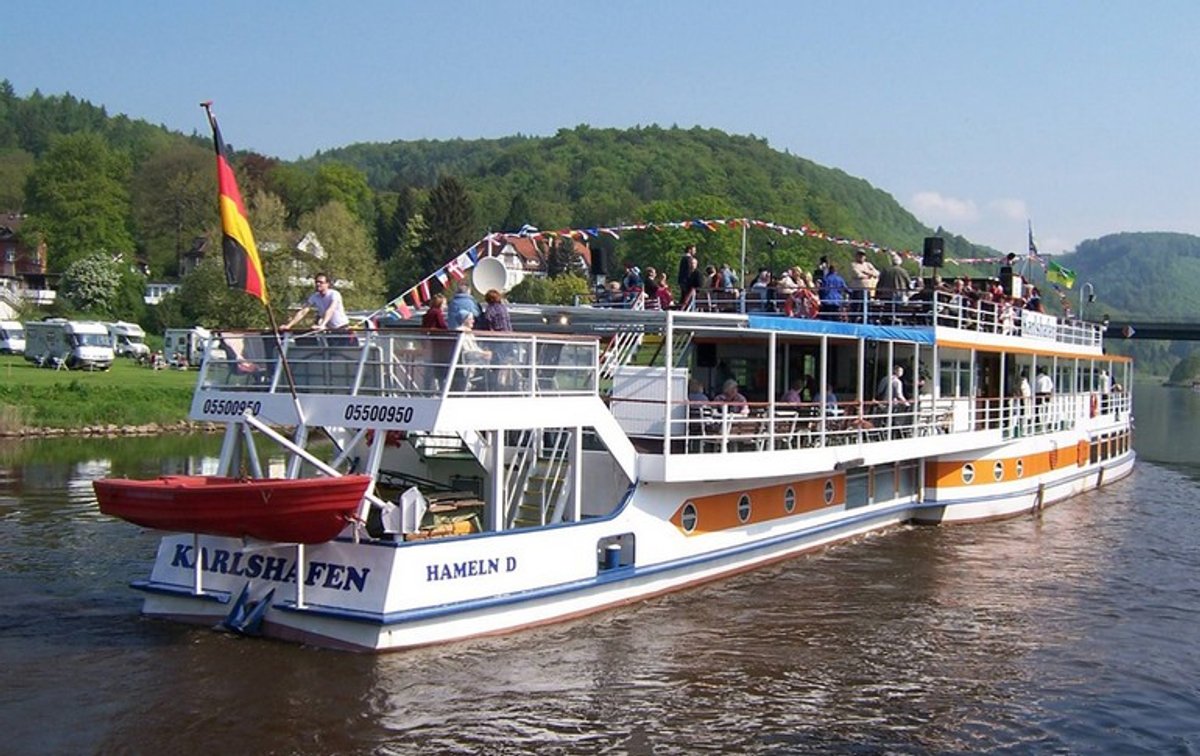 Schmackhafte Fahrt auf der Weser