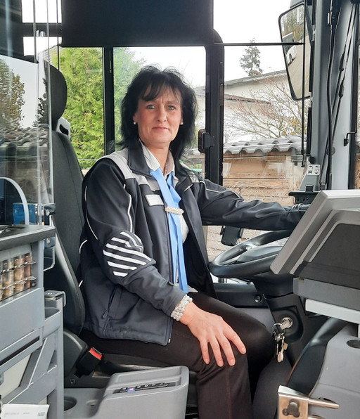 Busfahrerin Anja