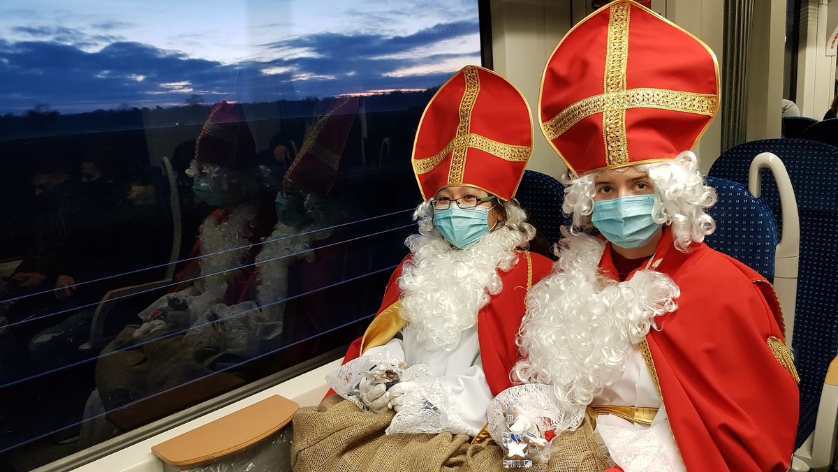 Nikolaus in den BRB-Netzen unterwegs