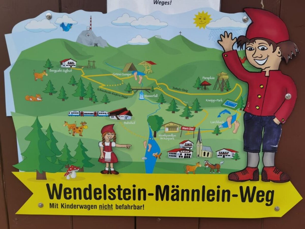 Karte Wendelstein Männlein Weg