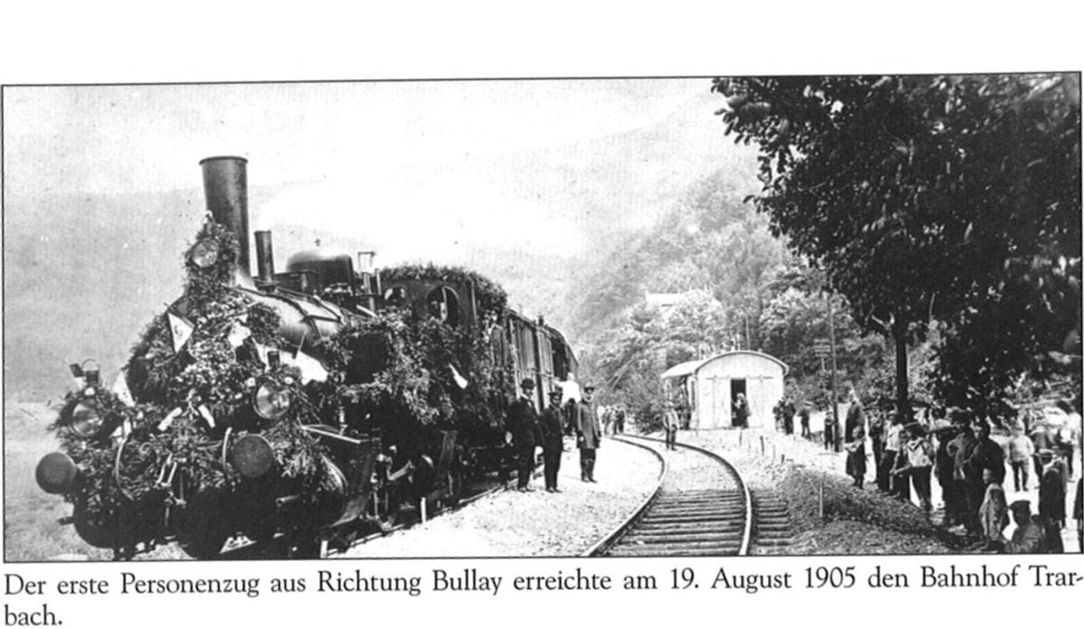 Jungfernfahrt im Jahre 1905