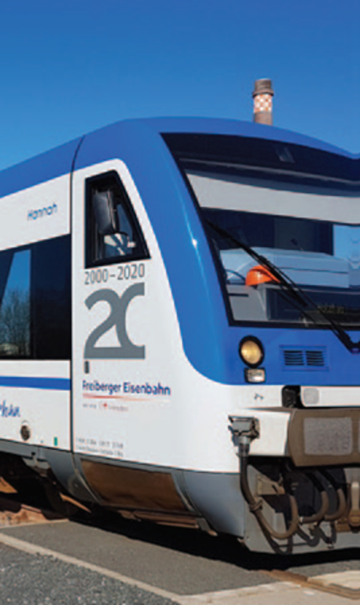 Zug der Freiberger Eisenbahn