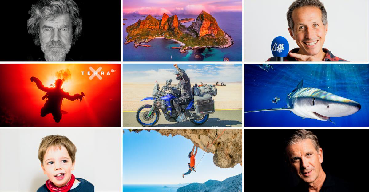 Wunderfalke Events präsentiert 9 spektakuläre LIVE Multimedia-Vorträge namhafter Abenteurer, Sportler und Fotografen