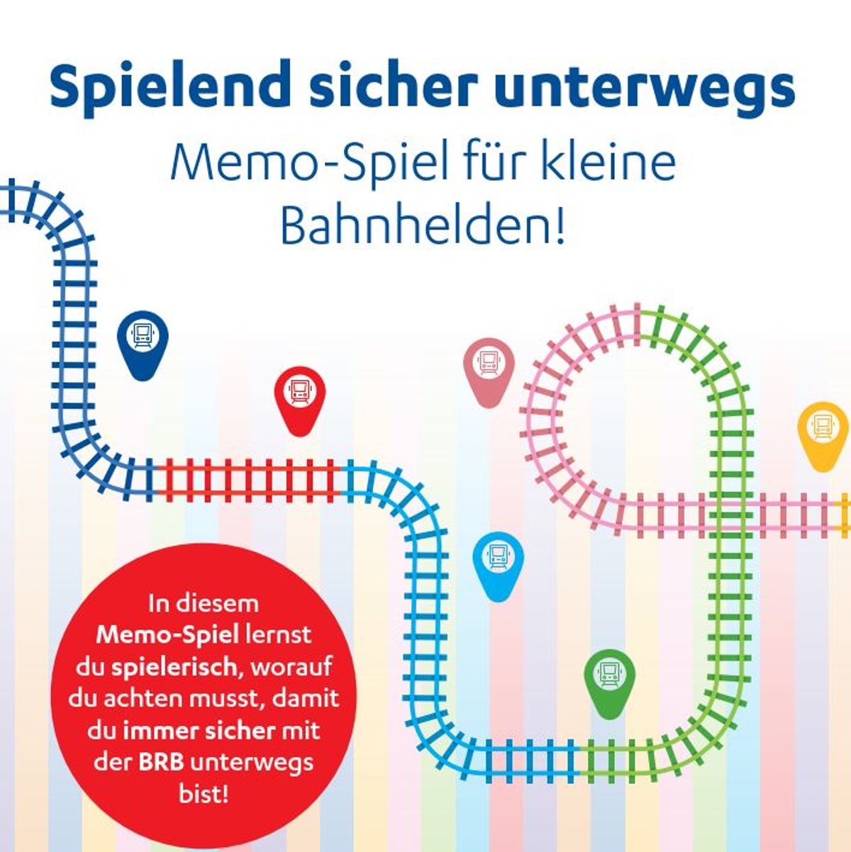 Memo-Spiel für kleine Bahnhelden