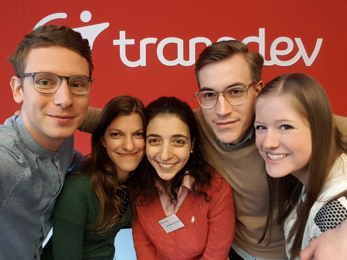 Selfie Transdev Trainees