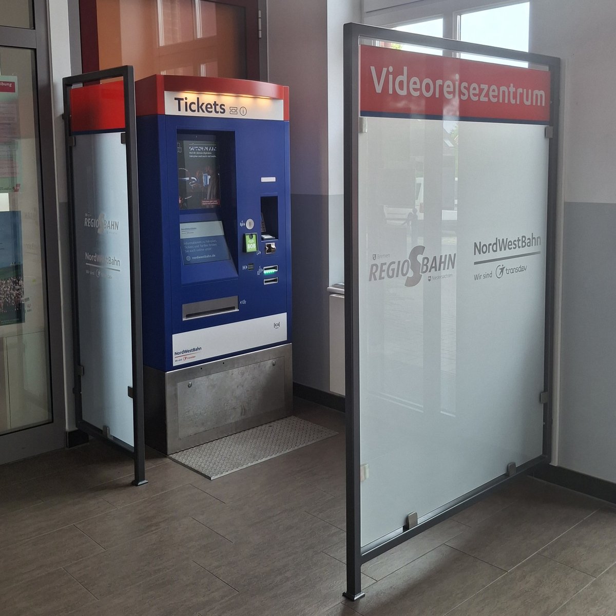 Videoautomat mit Sichtschutz in Bassum