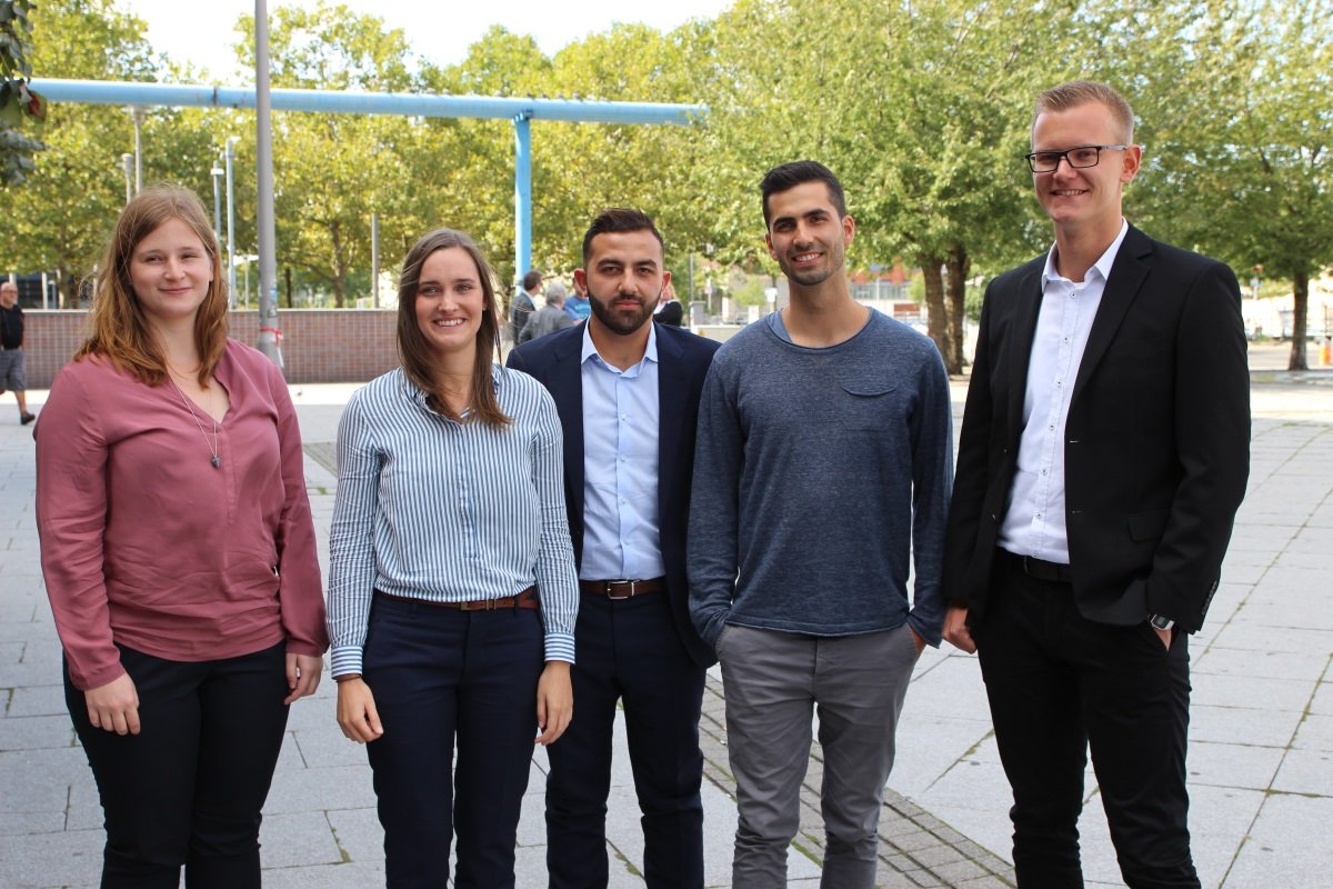 Gruppenbild der Transdev-Trainees 2017