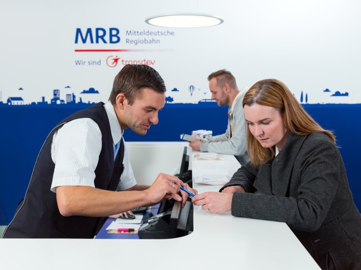 Ticketverkauf im MRB Kundencenter